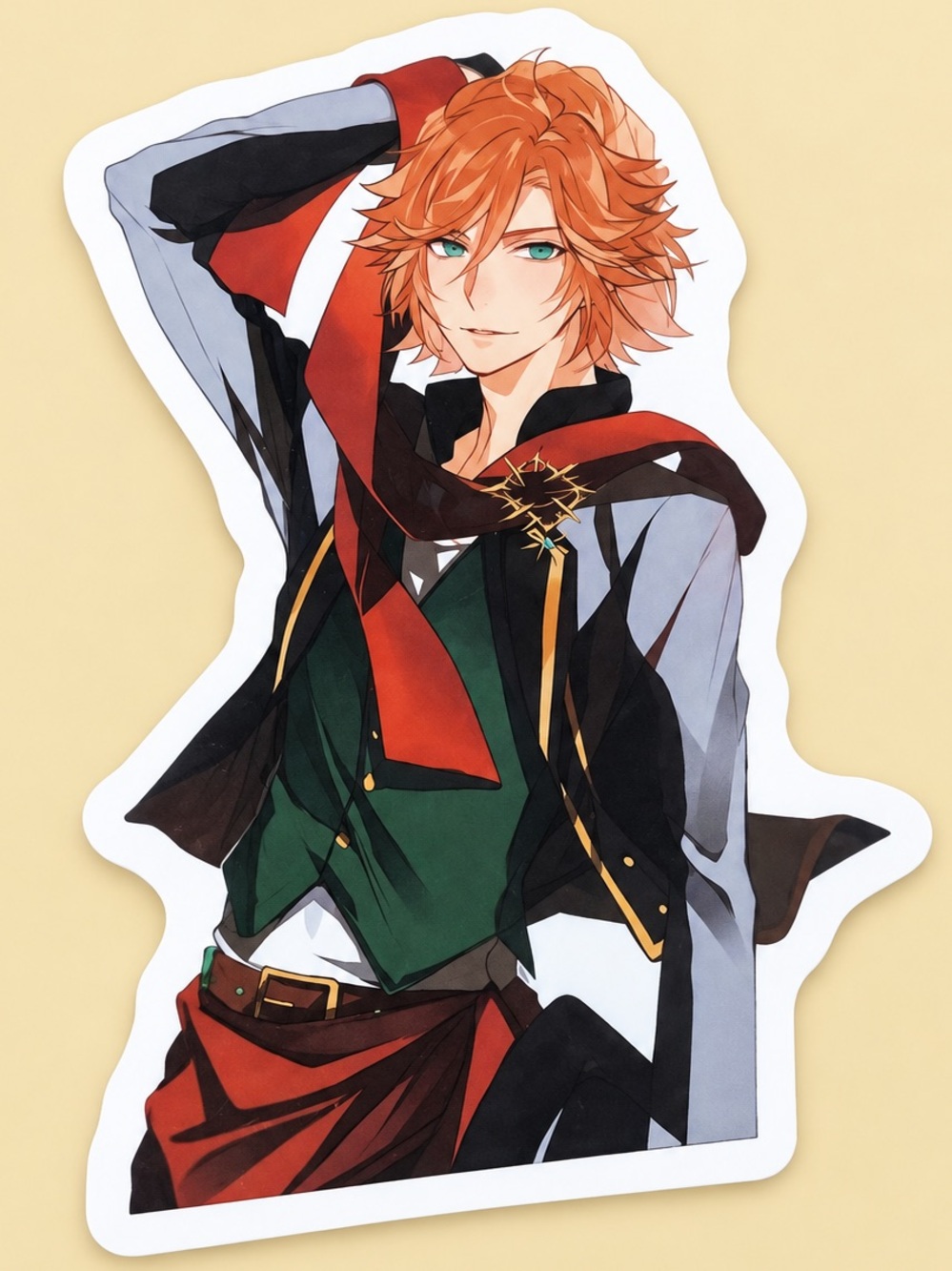 Tartaglia Childe | Genshin Impact | Anime Gaming Vinyl Sticker | 5/$10
